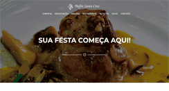 Desktop Screenshot of buffetsantacruz.com.br
