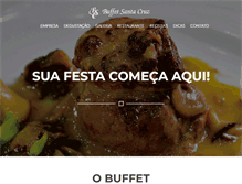 Tablet Screenshot of buffetsantacruz.com.br